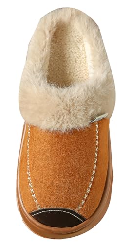 Epsion Fuzzy Slippers for Women Memory Foam Warm Winter Cozy House Slippers Indoor Outdoor