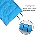 DESERT & FOX Cotton Flannel Sleeping Bags Attach Pillow, 4 Season Warm & Cold Weather Envelope Compression Sack, Lightweight & Portable Sleeping Bag for Outdoor Camping, Hiking, Traveling