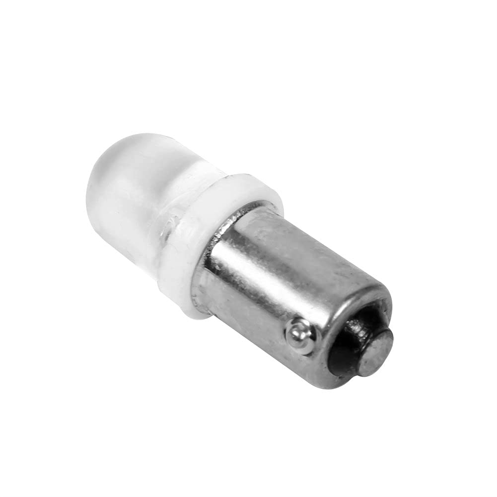 Qiilu 12V x 0.02A 20lm BA9S 8000K Cruscotto Lampadina Auto LED Bianco Cruscotto Lampadina