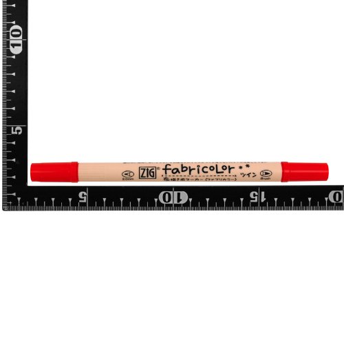 Feutres Kuretake ZIGFABRICOLOR Twin double pointe encre permanente