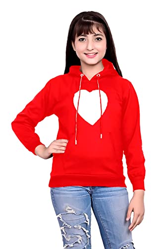 FELLAMO Girls Heart Patch Design hoodie-43