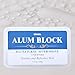 SOMADA Alum Block for Men – 100g Natural Aftershave Stone, Potassium Alum Post-Shave Treatment, Soothes Razor Burn & Nicks, Astringent Skin Toner, Includes Travel Case