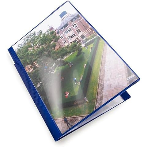 Rapesco A4 Soft Cover Display Book with 20 Pockets Cover