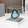 Amazon.com: Kcgani Clear Acrylic Cube Mirrored Base Figures Display Box ...