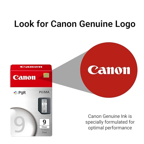 Image of Canon PGI-9 Genuine Clear Ink Tank, Compatible with MX7600, and IX7000 Printers