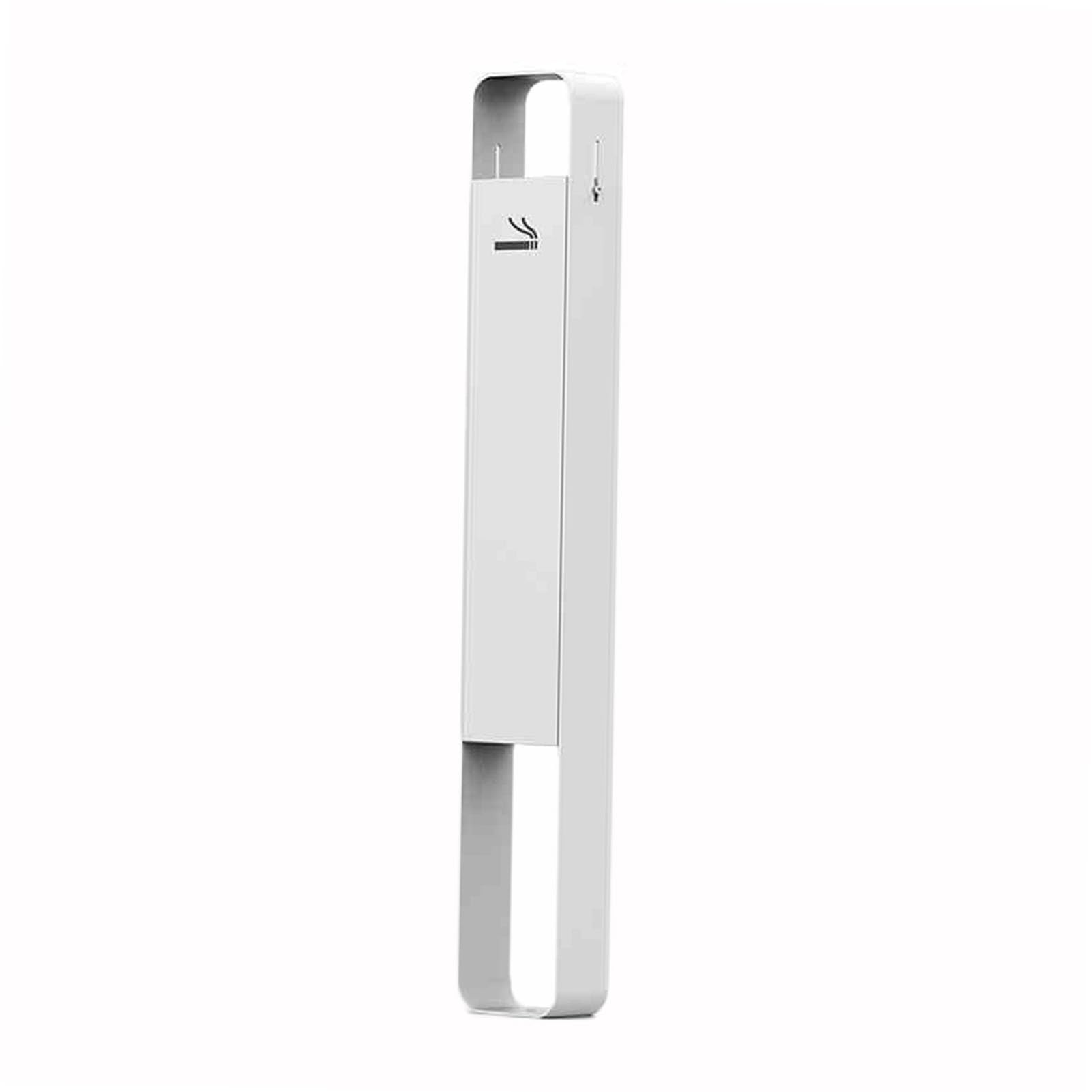 Pedículo vertical para cigarrillos con columna de cenizas y malla extintora de hollín, capacidad para 200-300 colillas
