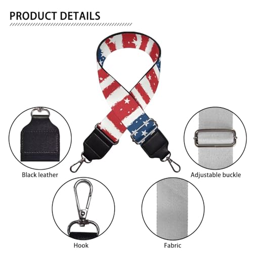 Image of Jeiento Wide Purse Strap Wide Shoulder Strap Adjustable Replacement Belt Soft Guitar Shoulder Straps for Women Girls Gifts
