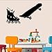 Produktbild Jukunlun Rollschuhe Und Skateboard Wandaufkleber Für Kinder Kindergarten Vinyl Decals Home Decor Stickers44X83Cm