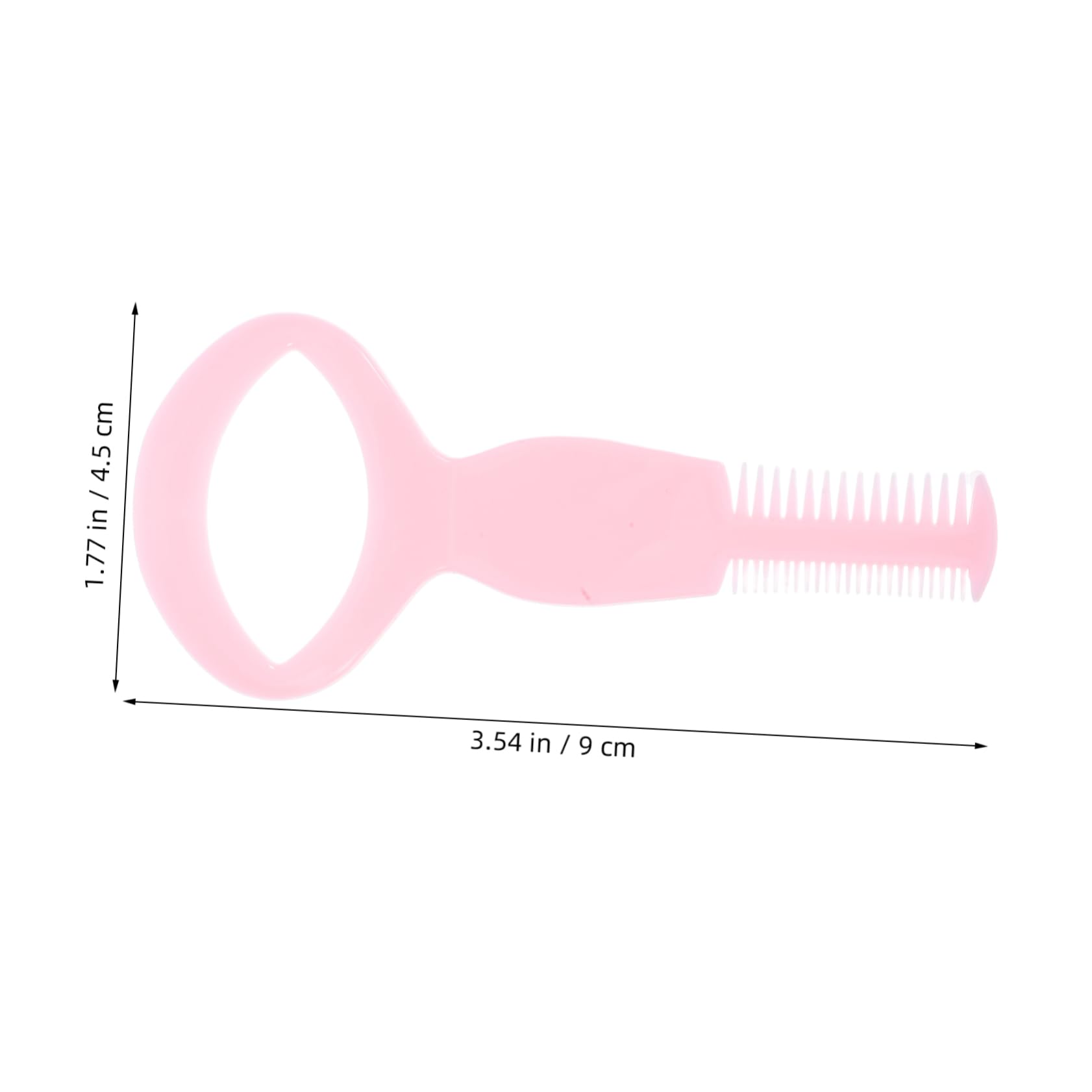 PartyKindom Lash Guard Comb Mascara Applicator Guide Eyelash Tool 2-sided Eyebrow Comb Hard Plastic Random
