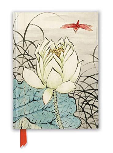 Ashmolean: Ren Xiong: Lotus Flower and Dragonfly (Foiled Journal) (Flame Tree Notebooks)