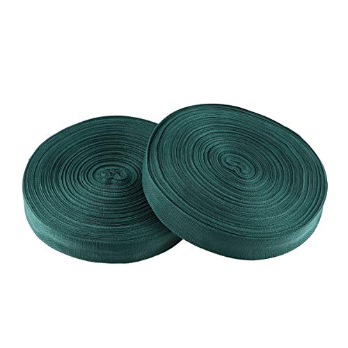 SUPVOX 2 Roll Stretch Tie Tape Roll Tree Garden Tie Tape Strap Plant Ribbon Garden Green Vinyl Stake for Home Garden Office