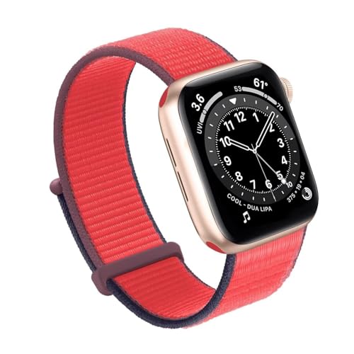 Bracelet de montre nylon évitant la transpiration pour iWatch Ultra série 8 7 6 SE