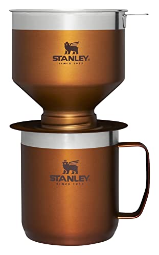 Image of STANLEY Classic The Perfect-Brew Pour Over Gift Set Elevate Your Coffee Experience with Precision Pouring and Timeless Style | 20oz /12oz | Maple