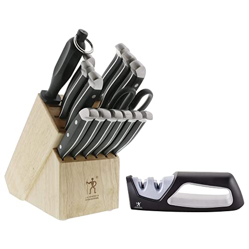 Henckels Statement 15pc Knife Block Set with sharpener All Knife Sets