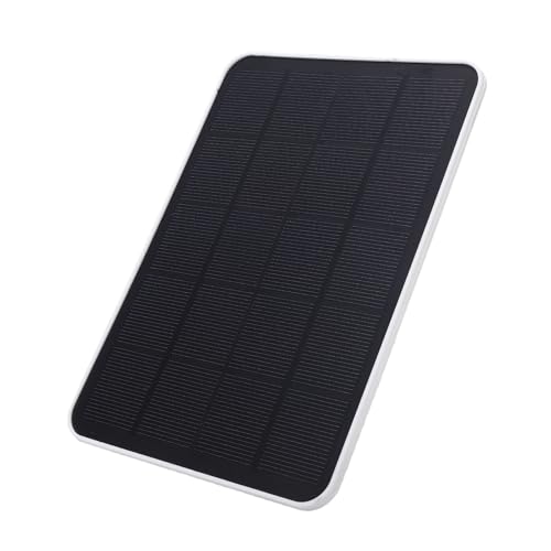 Panel solar para camaras de seguridad 6W Tipo C cable impermeable 5 metros 5