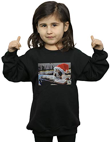 Absolute Cult Gremlins Girls Mogwai Christmas Hat Sweatshirt Black 5-6 Years