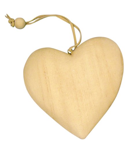 Rayher 6177500 - Cuore decorativo da appendere, in...