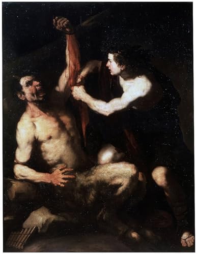 Pintura mural en lienzo de alta calidad Marsyas y Early S de 60x90cm para salón y dormitorio