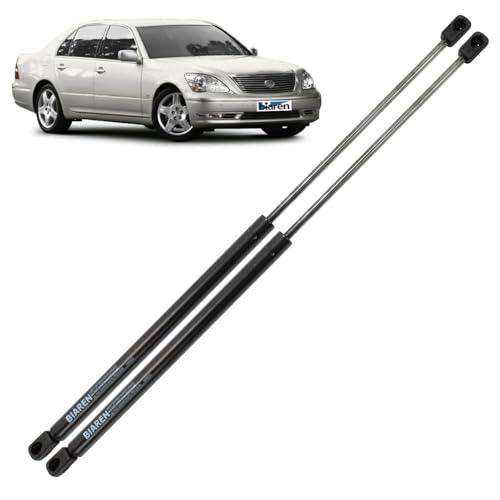 BIAREN 2x Front Bonnet Gas Struts Springs For Lexus LS430 Saloon (2001-2006) Lift Support System 400 (N) 465 MM 5344059115