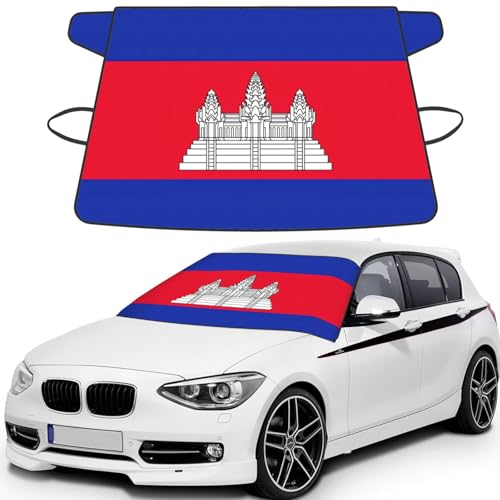 Housse de pare-brise Cambodge anti-givre pour protéger votre voiture en hiver