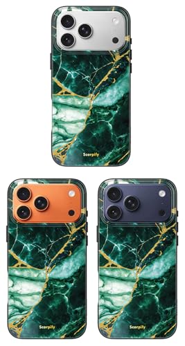 Coque iPhone 10 Pro antichoc marbre vert finitions dorées pour éviter les rayures avec style
