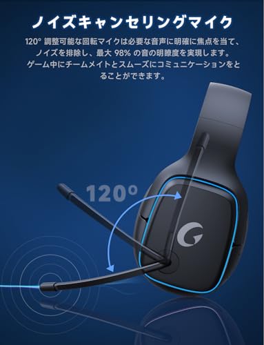 undefined ゲーミングヘッドセット ps5 ヘッドセット 【2.4G USB/Type-cアダプター/Bluetooth 5.3/有線】 4WAY接続 <20ms超低遅延ゲームヘッドセット アクティブノイズキャンセリング / 50MMドライバー立体音響 / RGB ライト/最大約70時間バッテリー / 急速充電/マイク付き pc ps5 ps4 xboxone switch対応 (ブラック) の商品画像 3