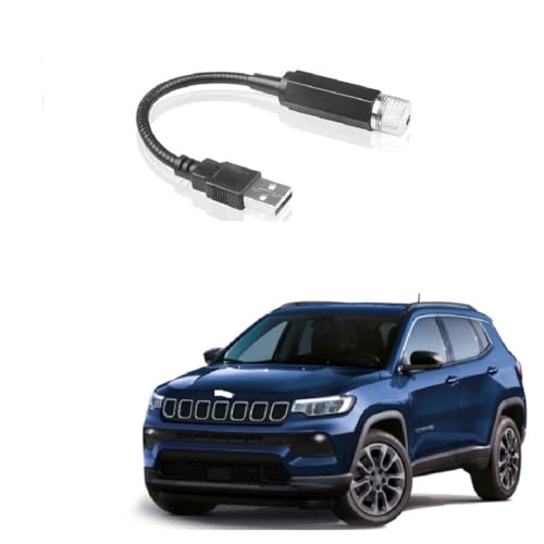Car interior USB Ambient Star Projector 360 degree Rotation Use Party Roof Light suitable for Jeep Compass