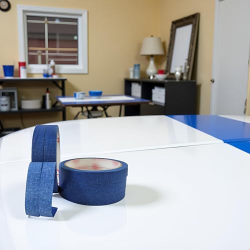 Image of Blue 50M Painters Clean Peel Masking Tape Car Sticker Decor Sticker Adhesive DIY Painting Paper Hardware Accessories Home Appliance Practical and Deft Masking Tape Painting Supplies and Tools Tape