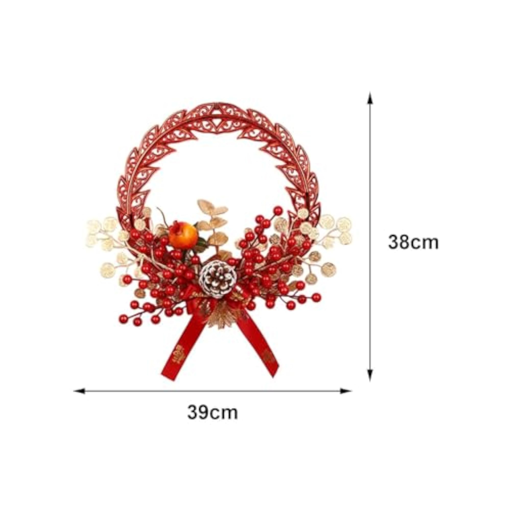 Chinese New Year Hanging Decoration with Artificial Berries