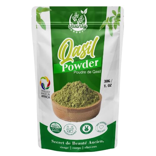 Jaunty Qasil Powder 30 grams - Authentic African Plant Based Mask Deep Cleansing Beauty Secret Ethically Sourced from