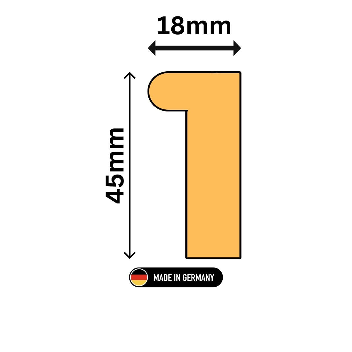 Keilrahmenleisten Set 18x45 Premium | 20cm x 25cm Deutsche Herstellung, Selbstmontage