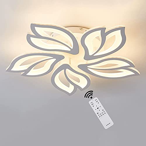 Plafonnier LED 80W fleur pour en finir avec les pièces sombres et mal éclairées