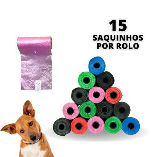 Kit 36 Rolinhos C/ 15 Sacos De Lixo Coco Pet Gato E Cachorro