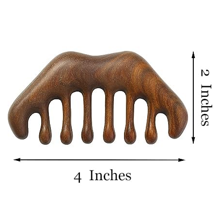 Miniatura 2 de MIUPOO Gua Sha Peine, masajeador manual de cabeza, masajeador de cuero cabelludo para crecimiento del cabello, rascador de cabeza, productos para el