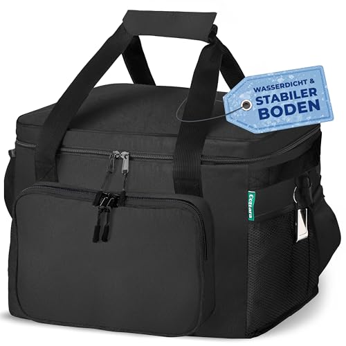 COTTARA® Faltbare Kühltasche groß 30L wasserdicht +12h Frische extra stark isolierte Kühltasche faltbar – Kühlbox, Coole...