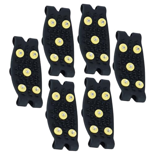 CONGARTENO 3 Pairs Anti-Slip Crampons Shoe Covers Ice Spikes for Snow Shoes Grippers for Men Women