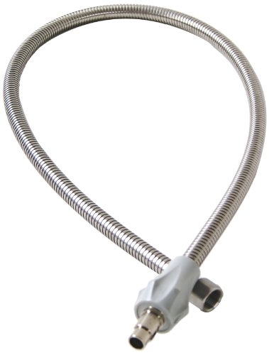 Preisvergleich Produktbild Schell 125040699 Sicherheits-Gassteckschlauch 0.1 bar 1250 mm, edelstahl / chrom