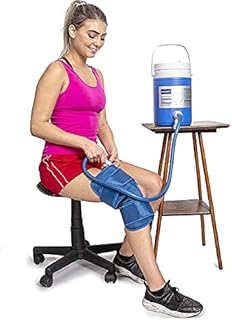Koozam Cryo Cuff Knee Cooler Cold Therapy Ice Machine for Knee System | Cryotherapy Cuff Machine Combines Compression with Cold Therapy | Essential for After Knee Surgery, Rehab & Sports Injuries