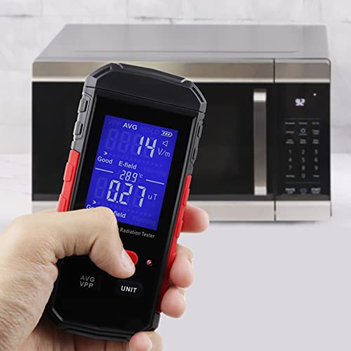 Medidor Digital EMF Detector Radiación y Temperatura miniatura 2