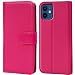 Produktbild Verco Handyhülle für iPhone 12 Mini Hülle, Klapphülle für Apple iPhone 12 Mini Tasche PU Leder Flip Case Schutzhülle Brieftasche (5.4 Zoll) - Pink