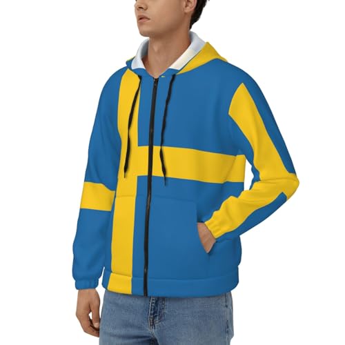 Sweat à capuche zippé confortable pour affronter le vent