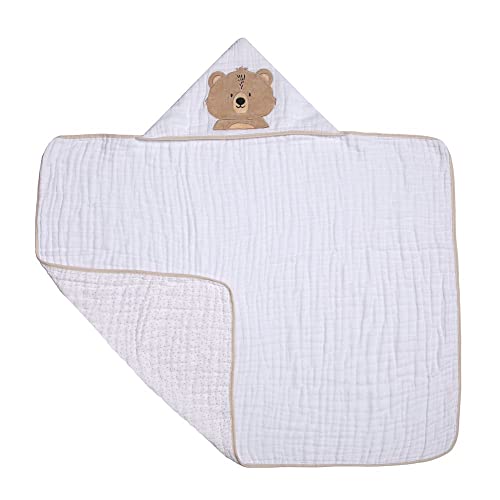 Papi Textil Toalha De Banho Soft Papi Friends C/Capuz Bord. 90Cm X 75Cm Contem 01 Un