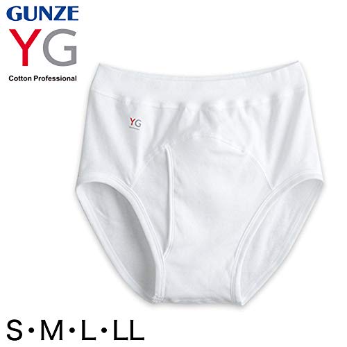 Gunze Slip YG 100% Baumwolle vorne offen YV0031N Herren weiß LL 308 - Bild 2 von 6