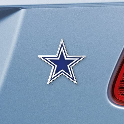 Fanmats 22551 Dallas Cowboys 3D Color Metal Emblem, Diecut Team Logo Auto Emblem #TOP1