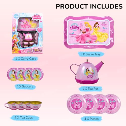 Image of Vikrida 14 Pcs Stainless Steel Kitchen Set Tea Party Kitchen Set Toy for Girls Boys - P Doll