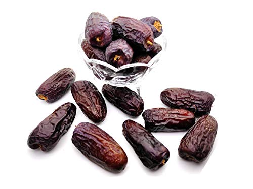 Image of Markstor Fresh Amber Dates - 1 Kg [500g x 2]- Premium Jumbo-Sized Dates from Madina, Saudi Arabia - Organic Dates [Khajoor /Khajur]