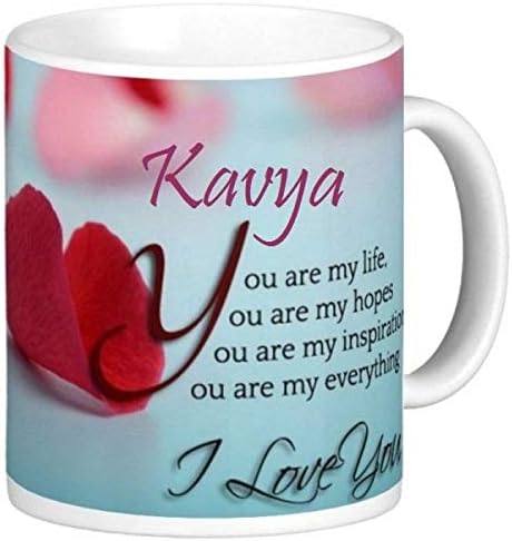 Kavya Mug/Kavya Name Mug/Kavya Love Ceramic Coffee Mug
