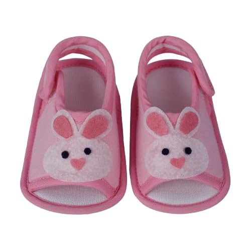 coco candy Pink Bunny Sandals Shoes for baby Girls and boys Soft Warm Comfortable Anti-Slip New Born Infant shoe Baby Footwear gift for little one Walking & Daily Wear-picture-11