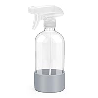 Vista 15 de Botellas de Spray de Vidrio con Protección de Funda de Silicona, Recipientes Vacíos Recargables de 16 onzas, Botellas de Spray Reutilizables