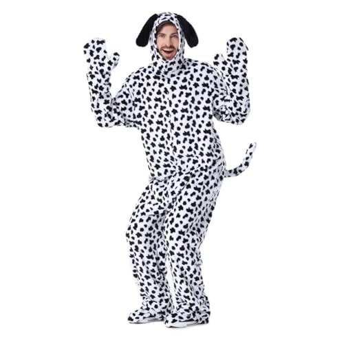 Combinaison pyjama dalmatien douillette déguisement rigolo - 3